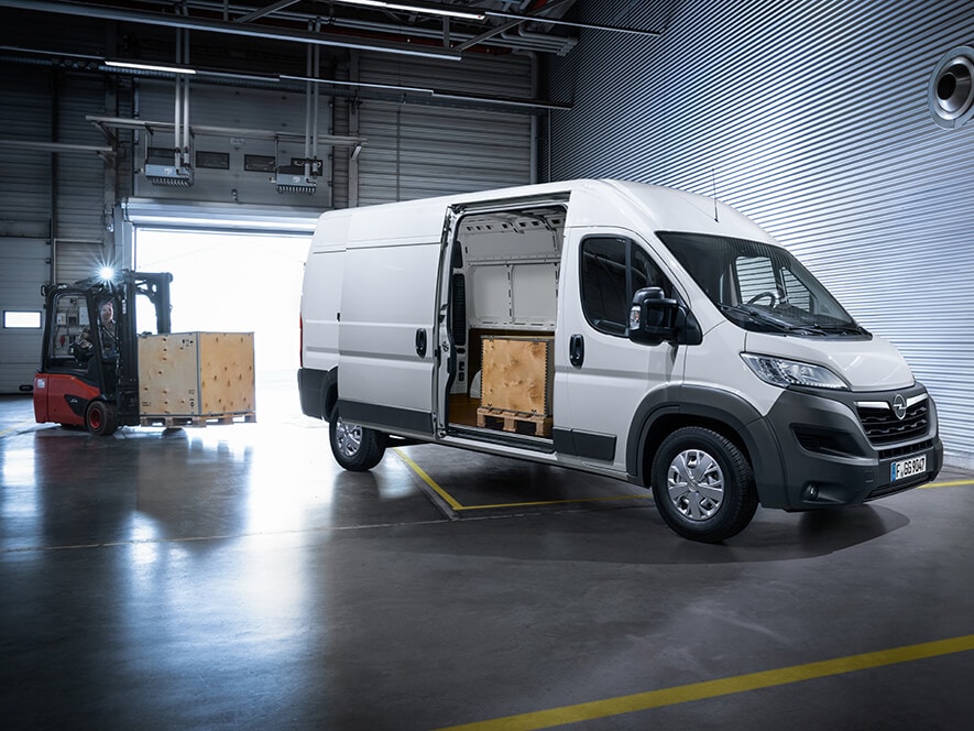 Opel Movano, розвантаження