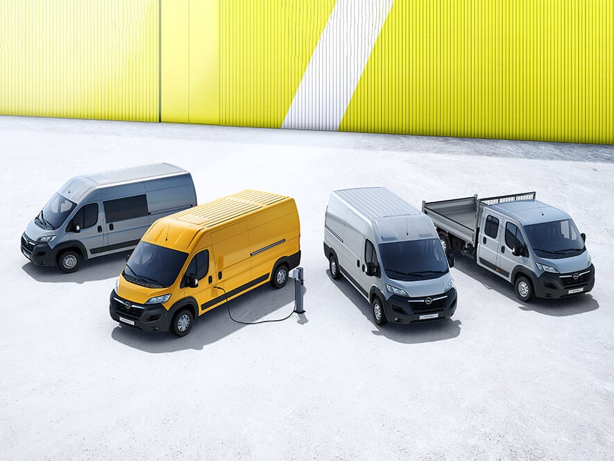 Opel Movano, модельний ряд, зовнішній вигляд